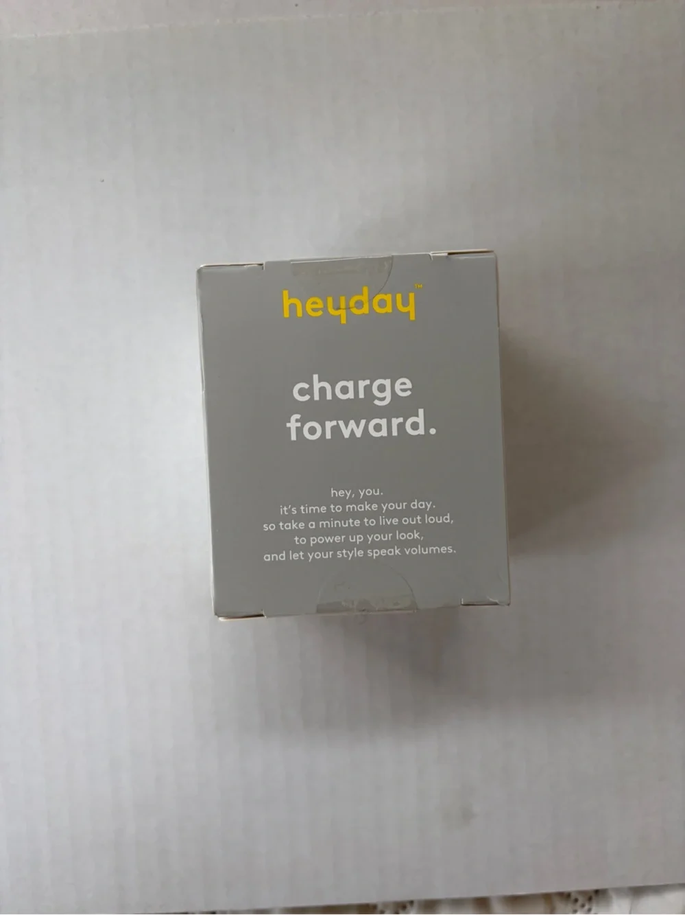 heyday White USB-C 20W Fast Wall Charger with Power Delivery